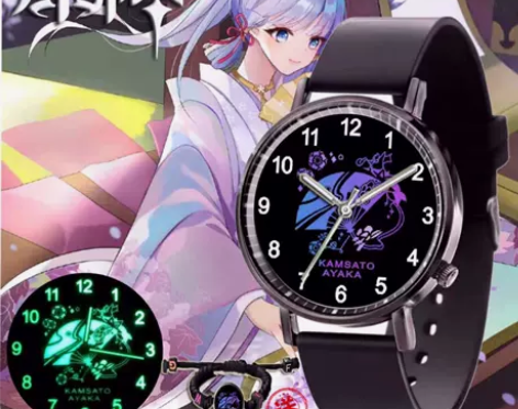 原神手表神里绫华动漫游戏同款派蒙游戏周边枫...