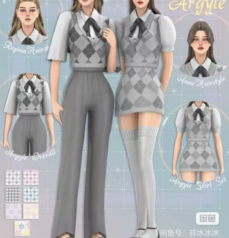 模拟人生4服装mod，50G超大合集，男女...