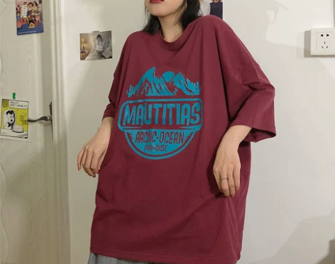 短袖t恤女ins潮宽松韩版百搭原宿bf慵懒...