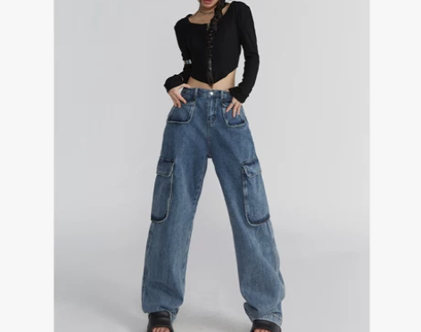 Aimstars瞄准星星 多口袋设计感工装...