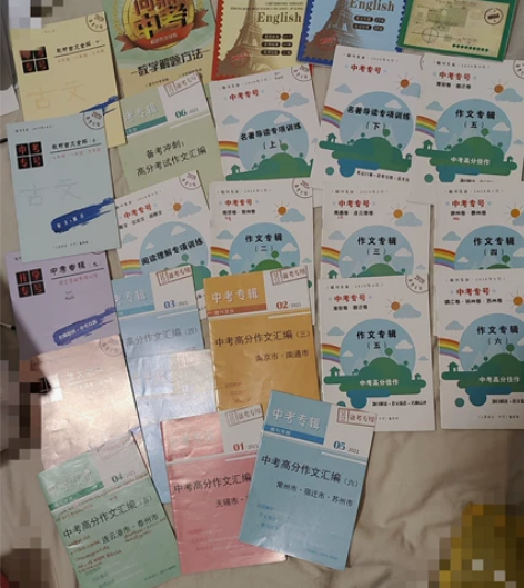 初中九年级，必读名著，《艾青诗选》《寄小读...