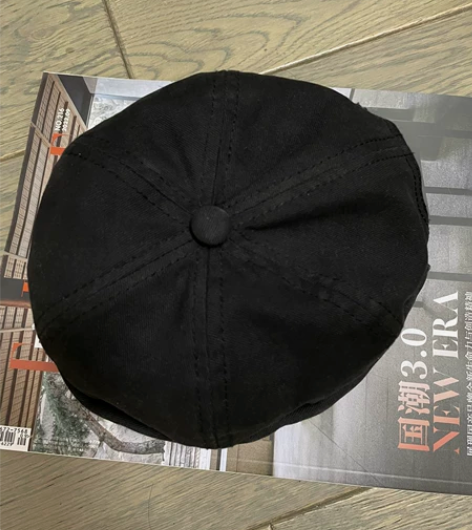 瓜皮帽 地主帽 无沿帽 潮流 黑色 棉 头...