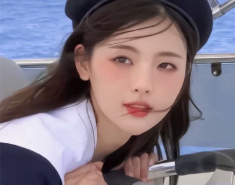 杨超越微博同款黑色贝雷帽水手帽子时尚少女帽...