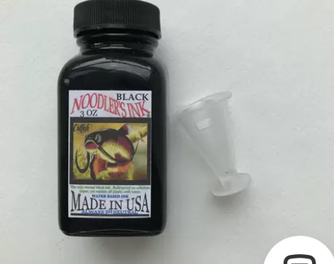 NoodlersInk鲶鱼墨水永恒黑防水钢...