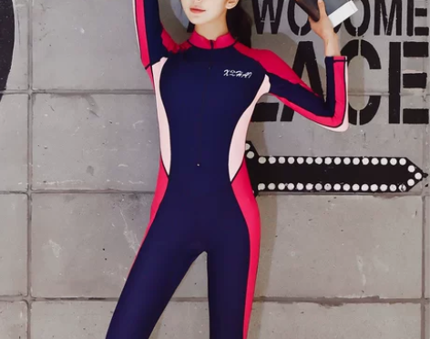 【狂欢价】潜水服女长袖防晒泳衣连体韩国游泳...