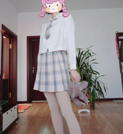 中牌jk格群【姜撞奶】正版 尺码，45m，...