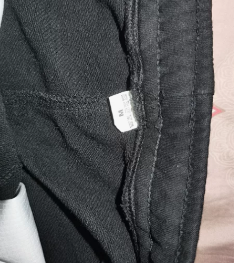 闲置  长裤口袋工装卫裤松紧带束脚  尺码...