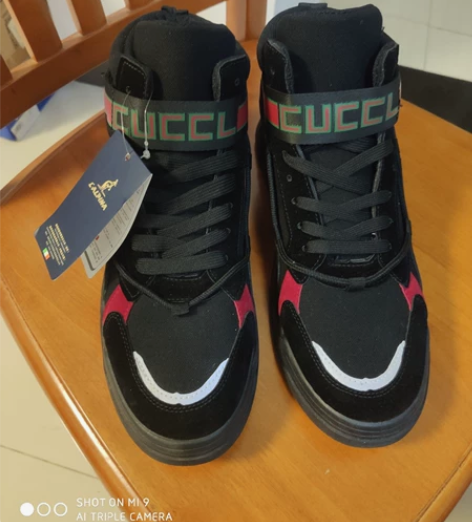 阿尔皮纳袋鼠，魔术贴高帮运动鞋男，43码全...