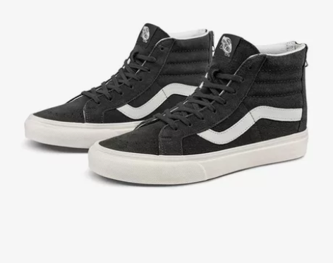 VANS 深灰色复古街头女鞋板鞋运动鞋 后...