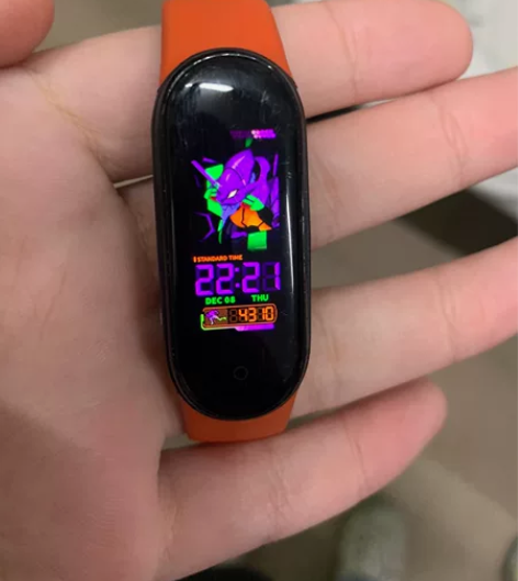 小米手环5 非nfc版本的 自己用 换表了...