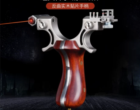 新款弹弓扁皮不锈钢98K大威力高精度弹工户...