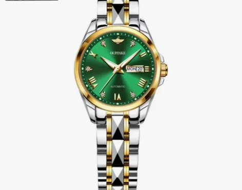 瑞士正品手表女士全自动机械表璀冠防水十大名...