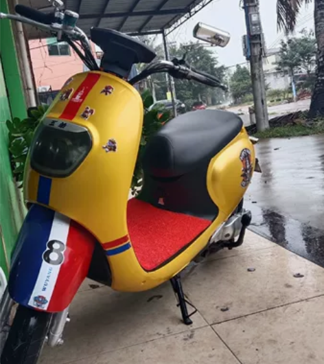 出售二手五羊电动车,72V理电,续航50k...