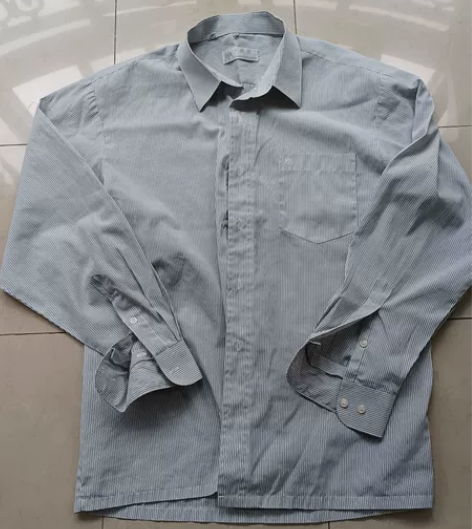 开开 男士衬衫 衣长约70cm 肩宽47....