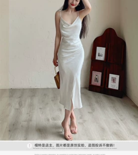 林关关吊带法式裙，未拆牌，m码 感兴趣的话...