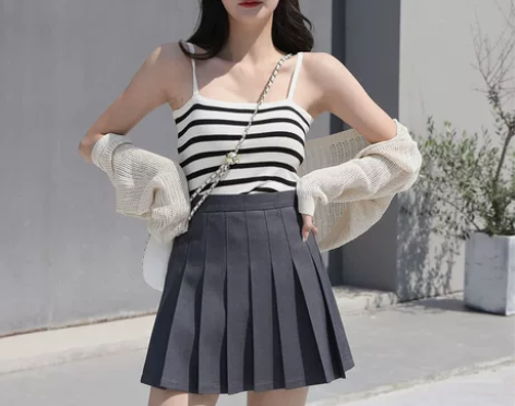 bettyjones自制学院风秋冬款高腰a...