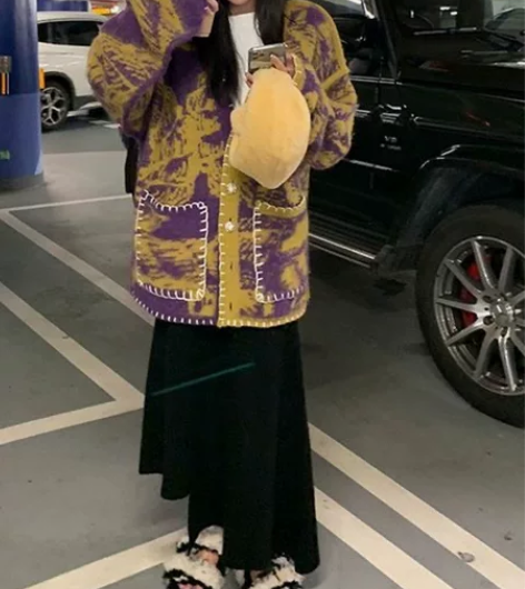 【13C】针织半身裙女百搭显瘦鱼尾裙不规则...