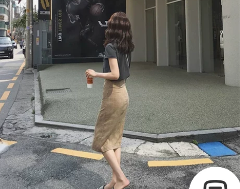 (半身裙)【国货大赏价】轻熟风小个子港风法...