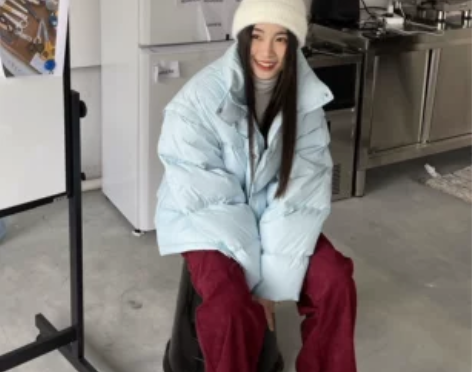 feizz 宽松休闲裤女2021秋冬新款高...