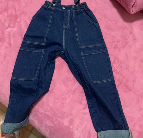 背带牛仔裤 可拆卸 13号 全新 感兴趣...