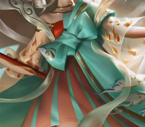 瑶遇见神鹿cos   衣服全套+假发+法杖...