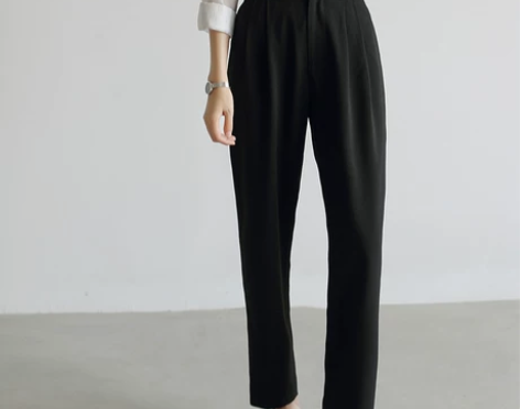 LIMONN垂感西裤烟管裤女春款显瘦职业铅...