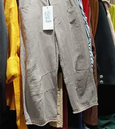 五分棉麻裤 尺码M新旧程度全新