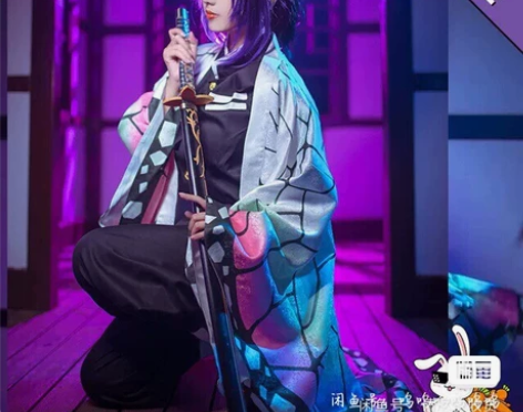 鬼灭之刃蝴蝶忍cos ml码除道具大全套，...