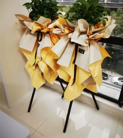 实木开业三角花篮，两个30，昌建广场自提，...