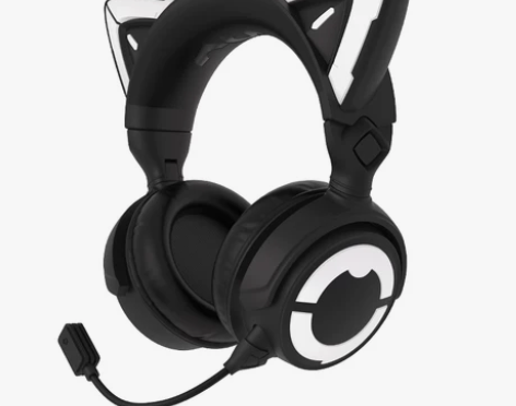 妖舞猫耳耳机4代头戴式蓝牙高颜值可爱少女游...