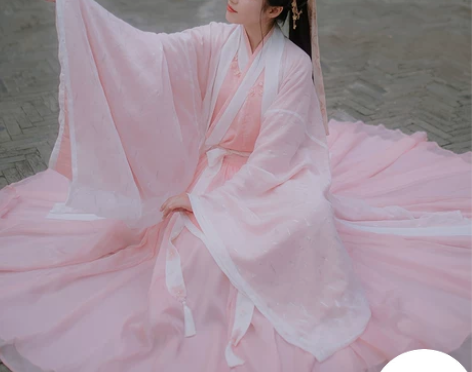 汉服9米大摆裙魏晋风广袖流仙裙琼瑶大袖交领...