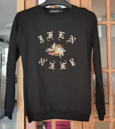 全新，轻奢刺绣潮流休闲运动套装男高端时尚秋...