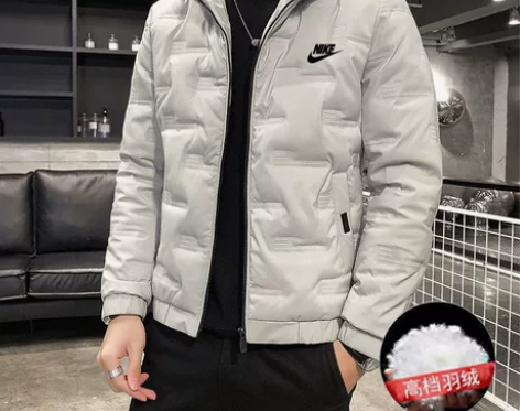 捡漏尾货大处理）品牌连帽运动羽绒服男冬季新...