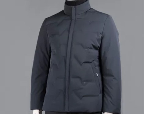 只有一件170,短款男士立领羽绒服,牛奶丝...