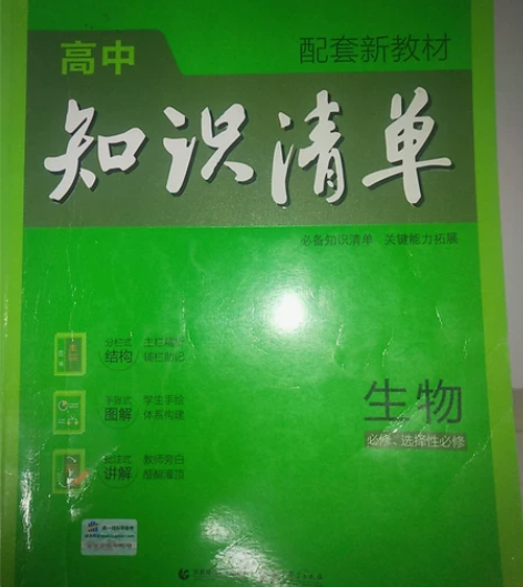 知识清单新教材人教版高中生物 去年买的，分...