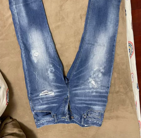 JackJones杰克琼斯 男个性破洞修身...