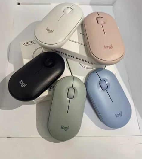 M350鼠标鹅卵石无线鼠标蓝牙双模静音办公...