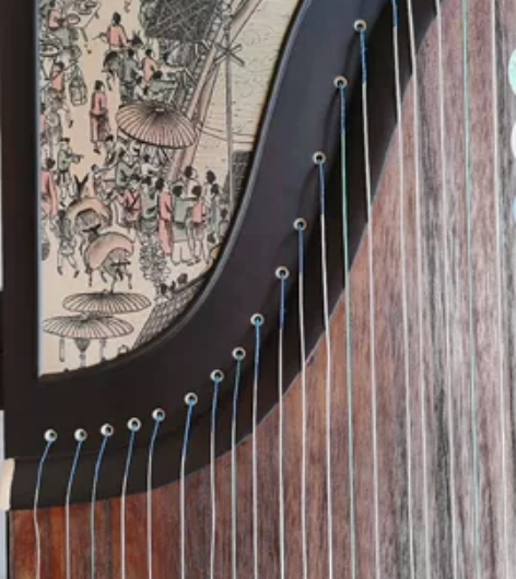 古筝，163cm，黑檀木，兰考泡桐音板 成...