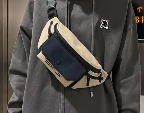 胸包男ins潮小包日系简约斜挎包男士背包潮...