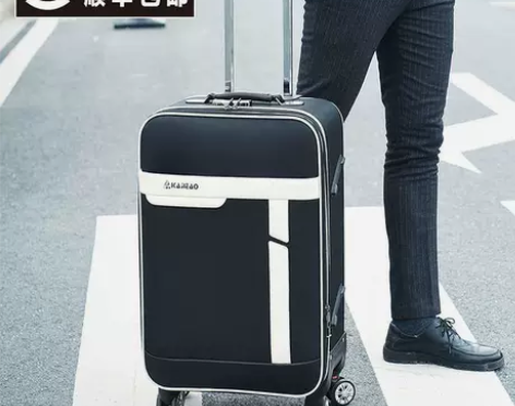 摩尔伽大容量男学生28寸轻便拉杆箱