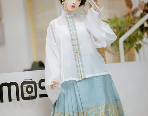 仙楚姬:俏鼠登莲 原创汉服女明制对襟立领琵...