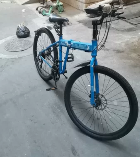 ALLMOVE山地自行车，可以折叠，26寸...