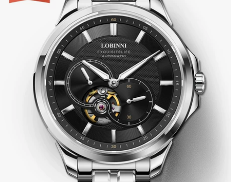 罗宾尼男士手表男全自动机械表镂空名牌男表品...