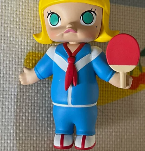 Molly校园 乒乓球社团 无盒无卡 轻微...