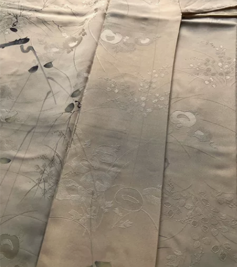 kiya喜屋米黄织花水墨小纹和服 材质：正...