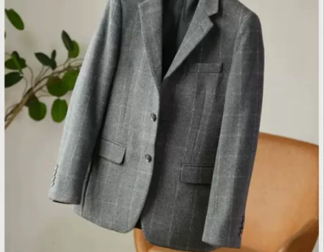 【专柜979】清仓特价款品牌男装绵羊毛小西...