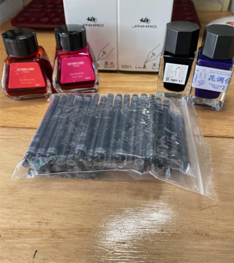 打包包邮！凤凰翎彩墨狮美乐彩墨金豪非碳素墨...