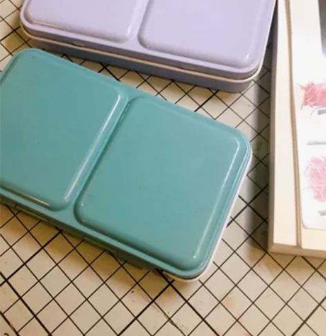 三折调色盒 铁盒 水彩盒 文具盒 手帐胶带...