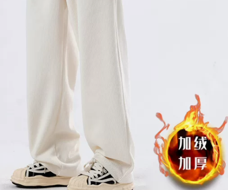 裤子加绒 加厚裤子BLRY秋冬季休闲长裤i...