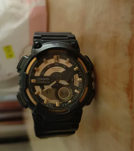 卡西欧CASIO 手表时尚指针双显防水防震...